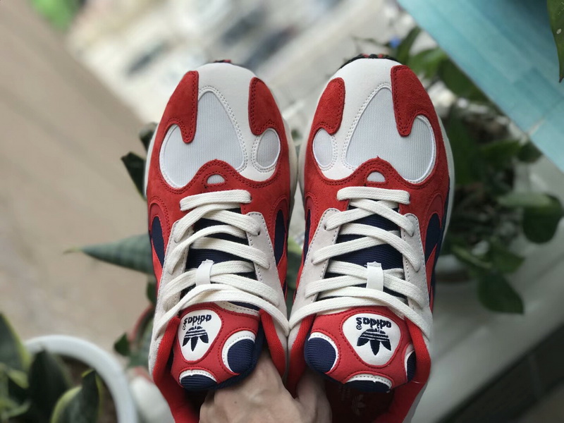 Adidas Originals Yung 1 Red-White-Collegiate Navy(99% Authentic quality)